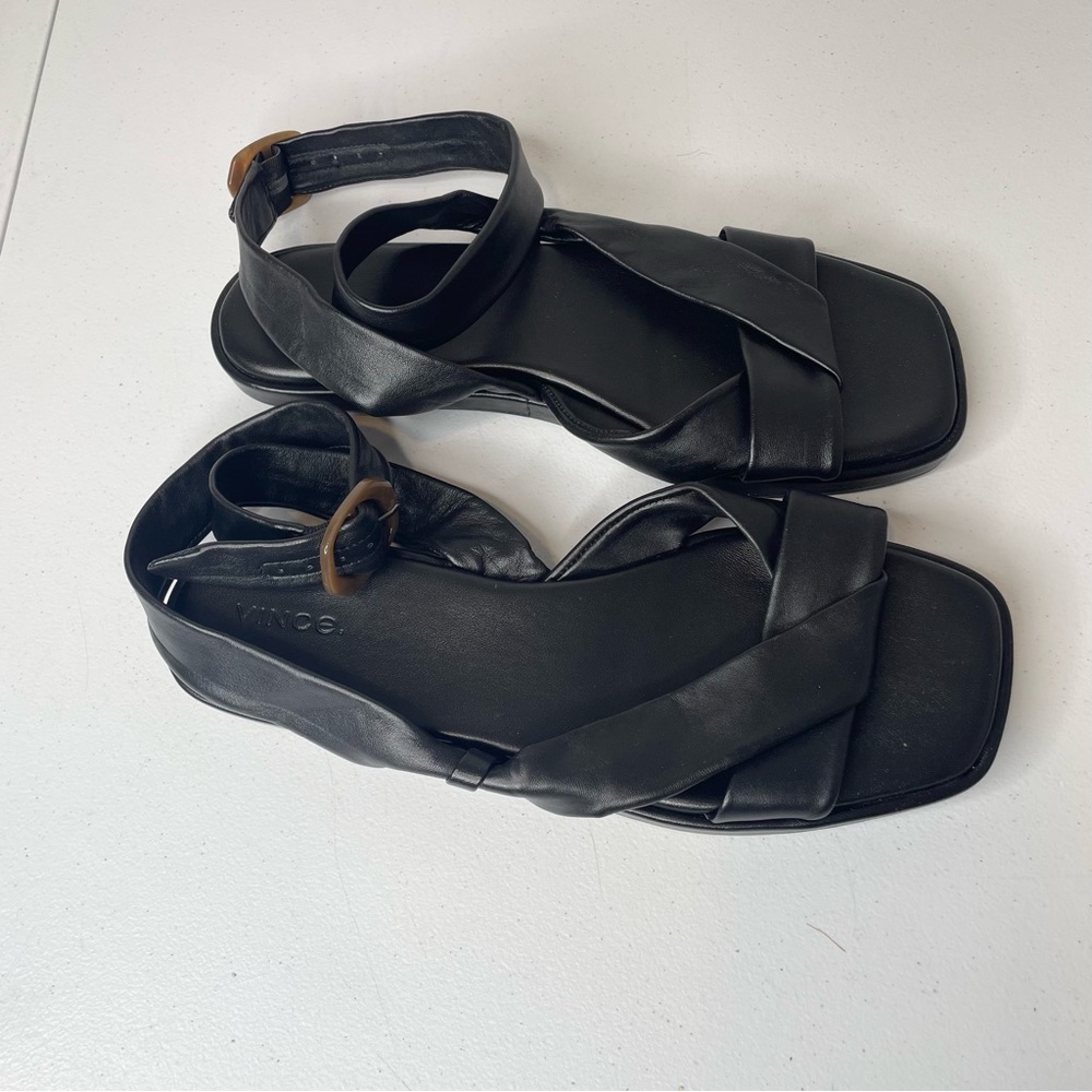 Vince “Reza” sandal in Black Size 39.5 / US 9 -9.5 - Picture 2 of 12